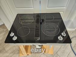 JennAir JED8430BDB Black 30 Downdraft Glass Top Cooktop Used, Tested Working