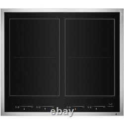 JennAir Lustre Series 24 Magnetic 4 Element Burners Induction Cooktop JIC4724HS