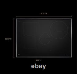 JennAir Lustre Series JICT730SS 30 Black Induction Smart Cooktop