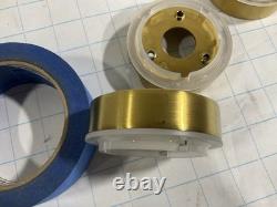 JennAir Set of 4 Control Knob Bezels for Range Oven Brass W11323068 (READ)