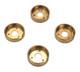 JennAir W11323068 Set of 4 Control Knob Bezels for Range Oven Brass NEW SEALED