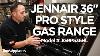 Jennair 36 Pro Style Gas Range Model Jgrp536hl