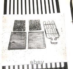 LKNU JENN-AIR Range Grill Set Electric Element 2-Grates 2 Lava Rock Plates