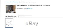 Maytag/Whirlpool/Jenn-Air Range Hood Backsplash Kit JXA9003CDP Everything Incl
