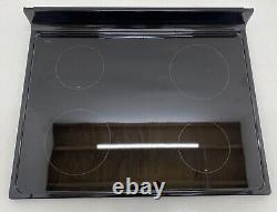 New Whirlpool Oven Range Cooktop Glass Panel Factory Replacement Part Black