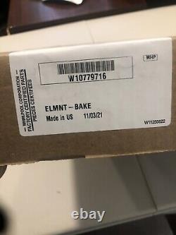 OEM Whirlpool W10779716 Bake Element in box Black