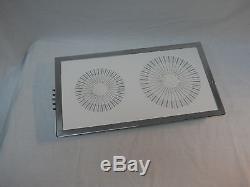 RARE JENN-AIR MODEL 87946 AND 87847 WHITE GLASS TOP CARTRIDGE FOR COOKTOP RANGE