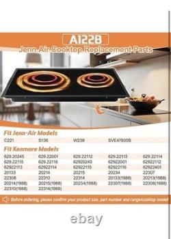 Radiant Cartridge A122B, Compatible with Jenn-Air Series Cook-Tops JEA8120ADB NEW