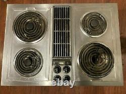 Vintage JENN-AIR 30 C221 Electric Downdraft Cooktop with Many Attachments