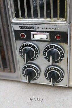Vintage Jenn Air Down Draft 28.5 Electric Cooktop w Swappable Grill -Stainless
