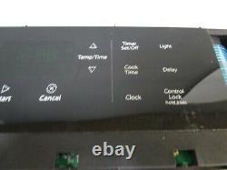Whirlpool Range Control Board with Black Overlay (TESTED GOOD) W10837805 ASMN