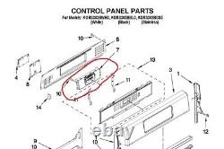 Whirlpool W10340700 / WPW10340700 Range Electronic Control Board Kitchenaid